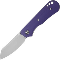 Нож CIVIVI Crabby stonewash сталь 14C28N рукоять Purple G10 (C24055-2)