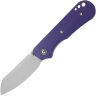 Нож CIVIVI Crabby stonewash сталь 14C28N рукоять Purple G10 (C24055-2)
