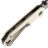 Нож Tenable Fermi black TiCn сталь 14C28N рукоять Ivory White G10