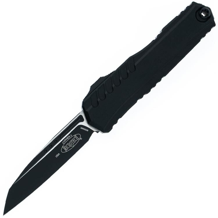 Нож Microtech Cypher II S/E black сталь M390 рукоять Black Aluminum (1241-1T)