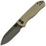 Нож Kizer Drop Bear 2 Drop Point black сталь Nitro-V рукоять Tan Aluminium