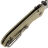 Нож Kizer Drop Bear 2 Drop Point black сталь Nitro-V рукоять Tan Aluminium