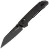 Нож Kershaw Mini Iridium Reverse Tanto black cталь D2 рукоять Black Aluminum (2051RBLK)