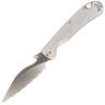 Нож Daggerr Pelican frame lock serrated satin сталь D2 рукоять Stainless steel