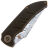 Нож We Knife Riff-Raff сталь Heimskringla Damasteel рукоять Bronze/Black Ti (WE22020B-DS1)