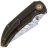 Нож We Knife Riff-Raff сталь Heimskringla Damasteel рукоять Bronze/Black Ti (WE22020B-DS1)