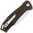 Нож QSP Raven satin сталь D2 рукоять Dark brown rough micarta (QS122-D1)