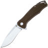 Нож QSP Raven satin сталь D2 рукоять Dark brown rough micarta (QS122-D1)
