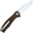 Нож QSP Raven satin сталь D2 рукоять Dark brown rough micarta (QS122-D1)