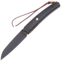 Нож Petrified Fish Patte blackwash сталь 12C27 рукоять Black G10