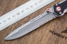 Нож Mr.Blade Ferat stonewash Serrated сталь D2 рукоять G10