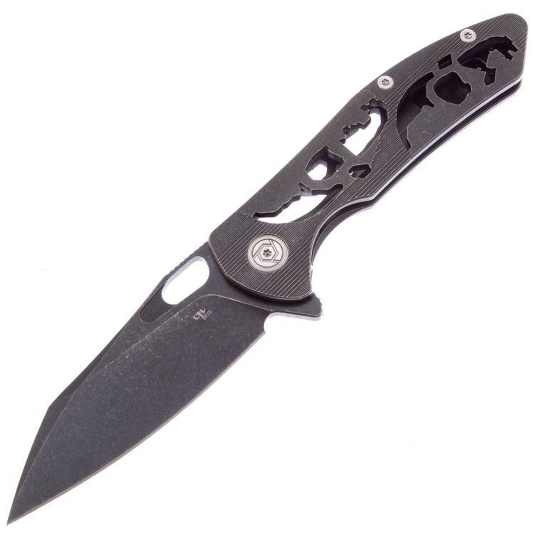 Нож CH 3515 сталь S35VN рукоять Black Titanium