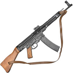 Макет штурмовая винтовка Вермахта STG-44 с ремнем Германия 1943г 2-ая Мировая война (Denix)