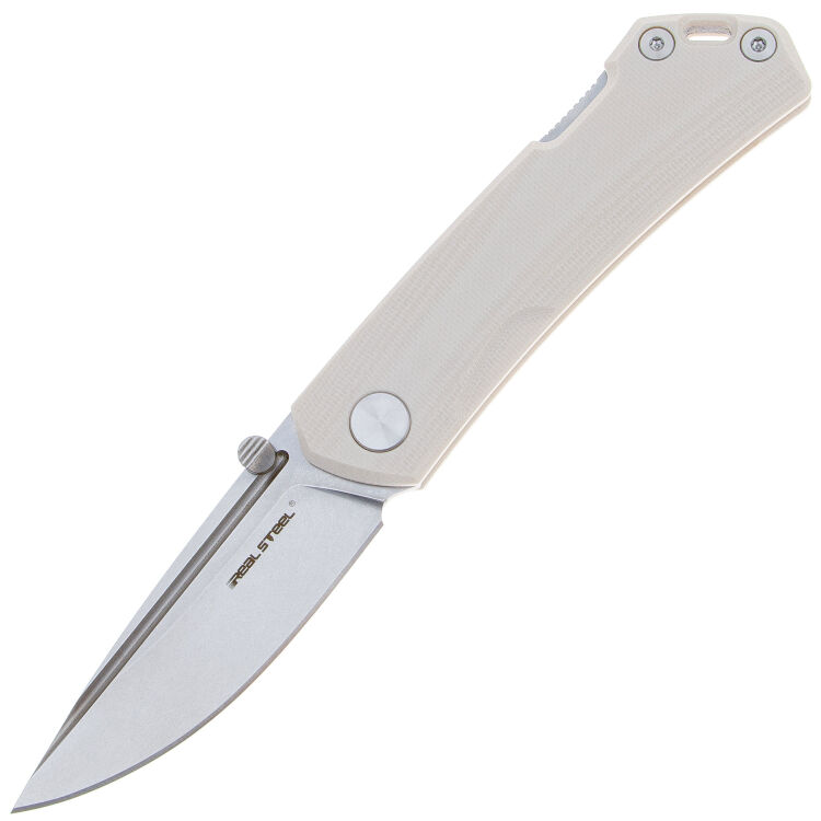 Нож Real Steel Luna Maius Eco сталь 10Cr15CoMoV рукоять Ivory G10 (7091EI)