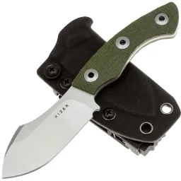 Нож Kizer Rook satin сталь AEB-L рукоять Green Micarta