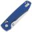 Нож Vosteed Raccoon CB Cleaver satin сталь 14C28N рукоять Blue Micarta