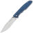 Нож Boker Magnum Deep Blue сталь 440A рукоять Blue Canvas Micarta (01SC714)