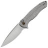 Нож WE Knife Button Lock Kitefin satin сталь CPM-20CV рукоять Gray Ripple Ti (WE19002M-2)