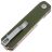 Нож CIVIVI Sendy Spay point satin сталь Nitro-V рукоять Milled Green/Red G10 (C21004B-1)