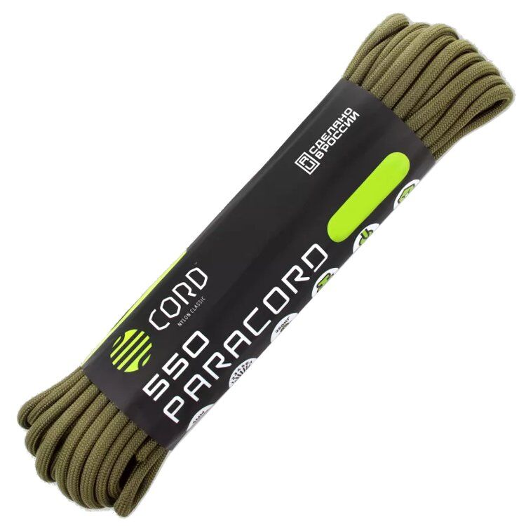 Паракорд CORD 550 Olive 30м
