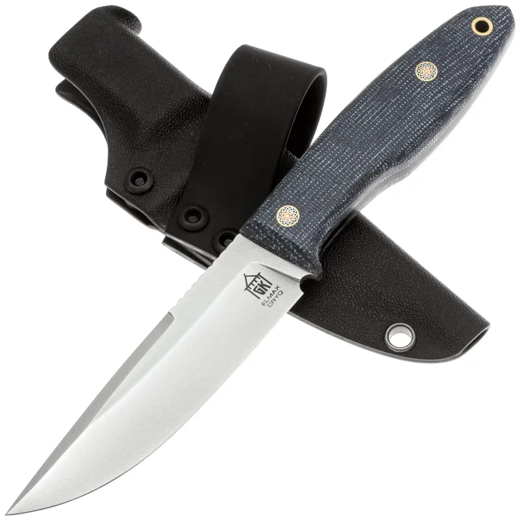 Нож Град Горький Байкер сталь Elmax рукоять Grey Micarta