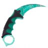 Нож керамбит Viking Nordway CS GO Turquoise Web рукоять пластик (CS0091)