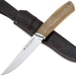 Нож Kizlyar Supreme Malamute сталь AUS-10Co рукоять орех