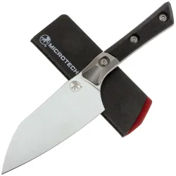 Нож кухонный Microtech 4" Santoku сталь M390MK рукоять Ti/Black G10 (3300B-10BK)