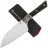 Нож кухонный Microtech 4" Santoku сталь M390MK рукоять Ti/Black G10 (3300B-10BK)