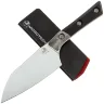 Нож кухонный Microtech 4" Santoku сталь M390MK рукоять Ti/Black G10 (3300B-10BK)