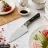 Нож кухонный Microtech 4" Santoku сталь M390MK рукоять Ti/Black G10 (3300B-10BK)