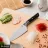 Нож кухонный Microtech 4" Santoku сталь M390MK рукоять Ti/Black G10 (3300B-10BK)
