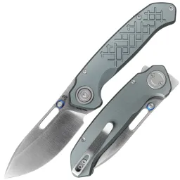 Нож Vosteed Zander satin сталь S35VN рукоять Gray Aluminum