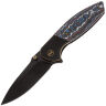 Нож WE Knife Nitro OG blackwash сталь CPM-20CV рукоять Bronze-black Ti/Nebula FatCarbon (WE23035-4)
