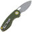 Нож Vosteed Mini Acorn stonewash сталь 14C28N рукоять Green G10