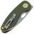 Нож Vosteed Mini Acorn stonewash сталь 14C28N рукоять Green G10