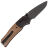 Нож QSP Vault blackwash сталь 14C28N рукоять Aluminum/Beige Micarta (QS157-C2)