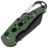 Нож CIVIVI Pragma blackwash сталь Nitro-V рукоять Green Aluminum (C23062B-3)