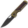 Нож Kizer Mini Militaw black сталь Nitro-V рукоять Ultem/Damascus G10