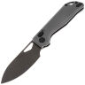 Нож Kunwu Pulsar DLC сталь Elmax рукоять Diamond Texture Stonewashed Gray Ti