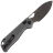 Нож Kunwu Pulsar DLC сталь Elmax рукоять Diamond Texture Stonewashed Gray Ti