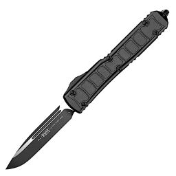 Нож Microtech Ultratech S/E DLC/Satin сталь M390 рукоять Stepside Black Aluminum (121II-1TS)