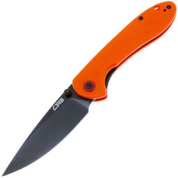 Нож CJRB Feldspar Black сталь AR-RPM9 рукоять Orange G10 (J1912-BOEF)
