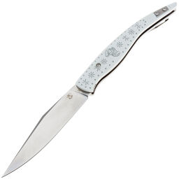 Нож Steelclaw Наваха-05 Конкистадор сталь D2 рукоять White G10