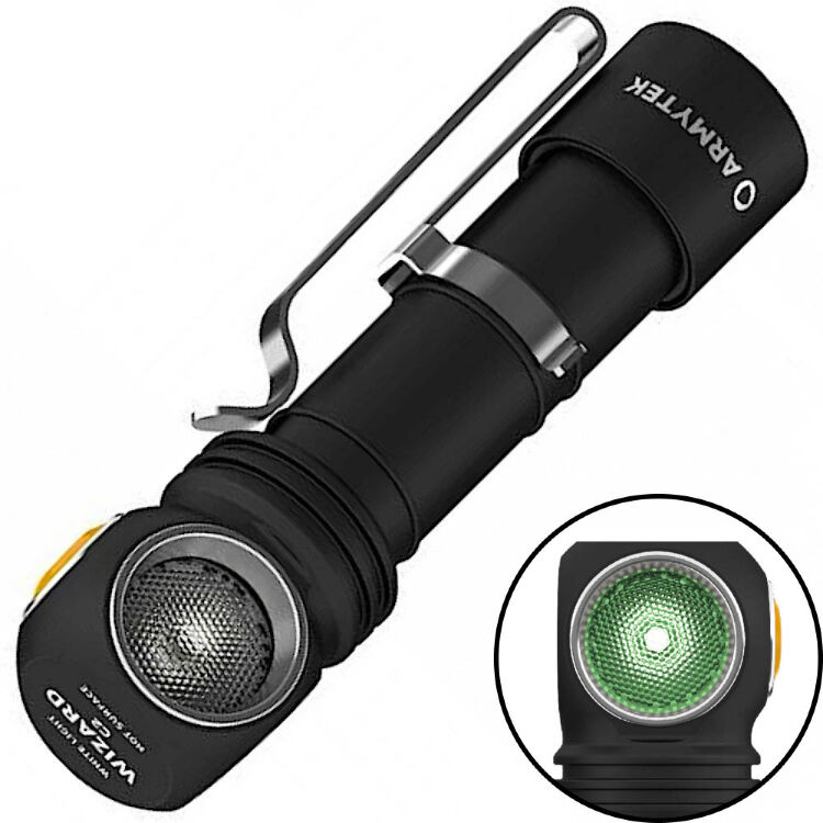 Фонарь Armytek Wizard C2 WG Magnet USB белый (F09201C)