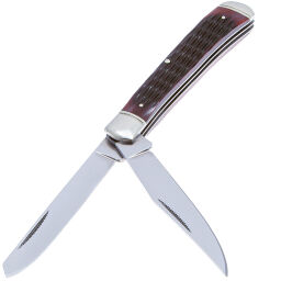 Нож Cold Steel Trapper сталь 8Cr13MoV рукоять Jigged Bone (FL-TRPR-J)