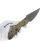Нож Tenable Fenrir Button Lock grey TiCn сталь 14C28N рукоять Sand G10