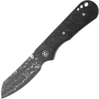 Нож CIVIVI Crabby сталь Damascus рукоять Shredded Carbon Fiber (C24055-DS1)