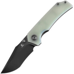 Нож Tenable Fermi black TiCn сталь 14C28N рукоять Jade  G10
