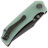 Нож Tenable Fermi black TiCn сталь 14C28N рукоять Jade  G10